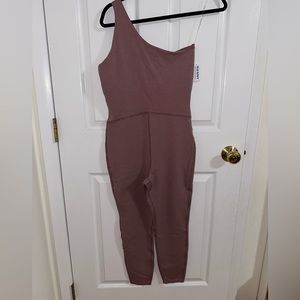 Old Navy Sleeveless PowerSoft 7/8 Bodysuit for Women color WoodRose